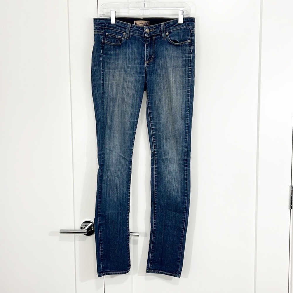 Paige Size 27 Blue Peg Skinny Jeans